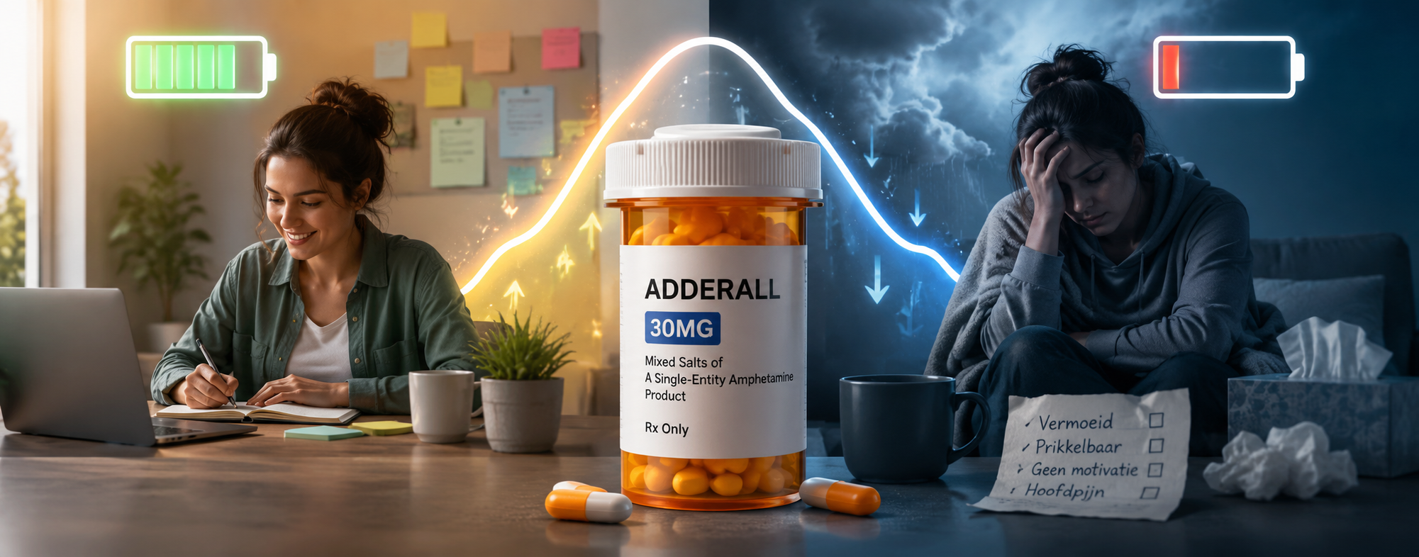 Adderall Crash: waarom het gebeurt en wat helpt 1 Adderall Crash