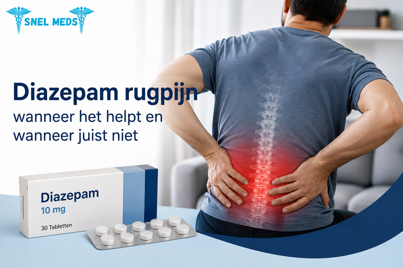 Diazepam rugpijn wanneer het helpt en wanneer juist niet 3 Diazepam rugpijn